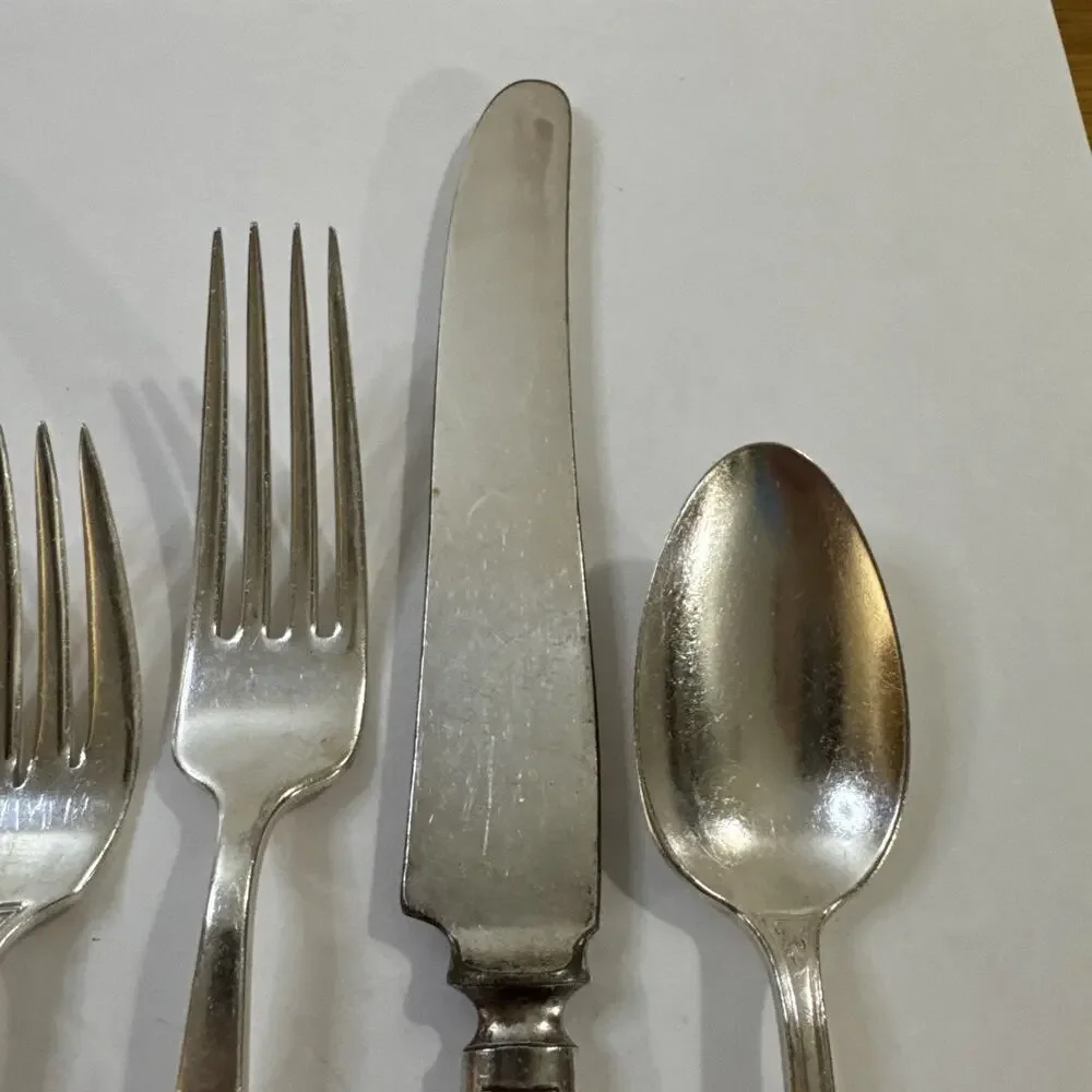 Vintage Holmes & Edwards Place Setting - Century - Silverplate Inlaid Flatware